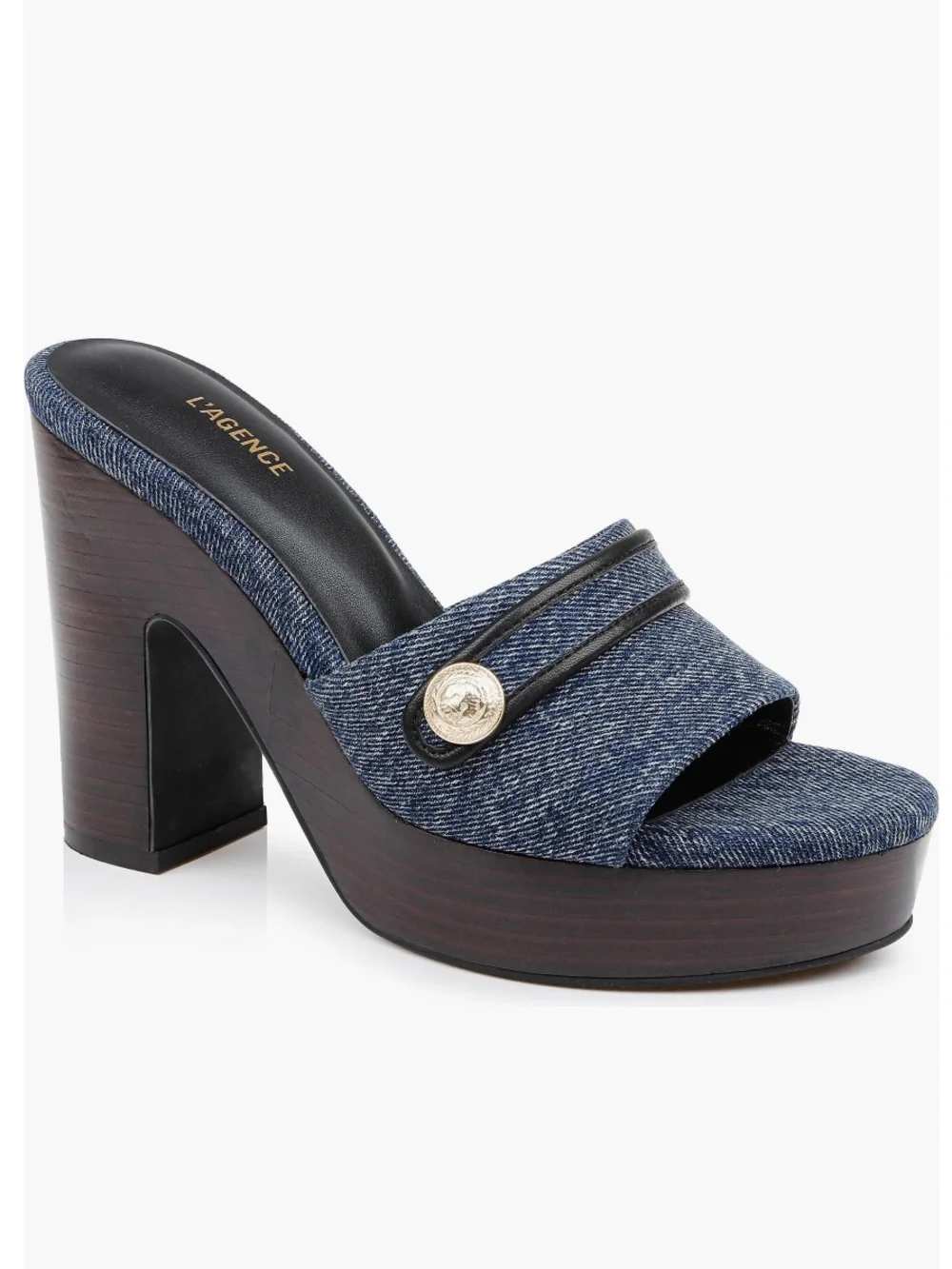 L'AGENCE Gladys Platform Slide Sandal